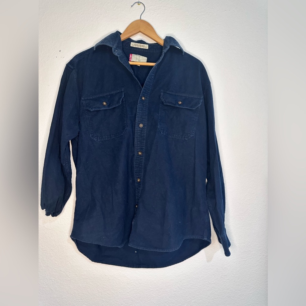 Levi blue flannel long sleeve